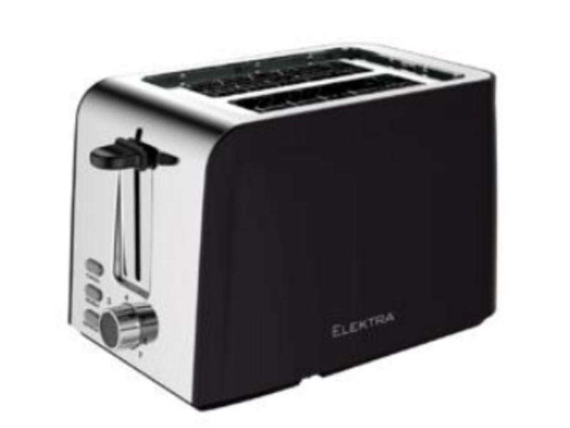 Elektra 2 Slice Toaster Black