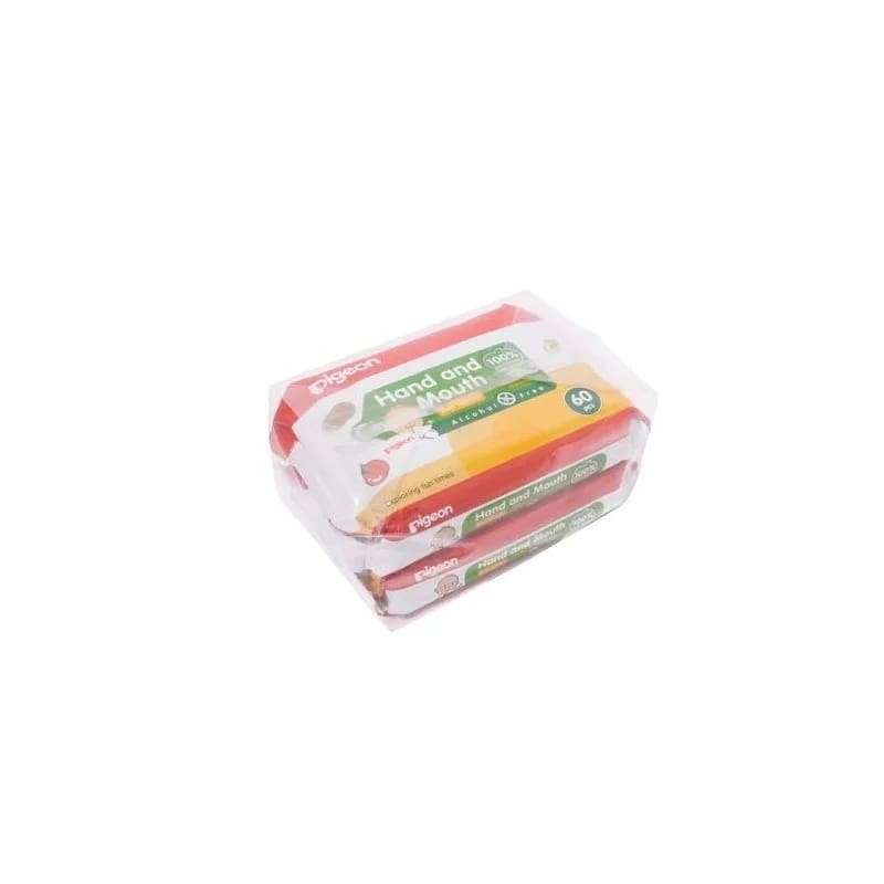 Pigeon L719 2-In-1 Hand and Mouth Baby Wipes 60s