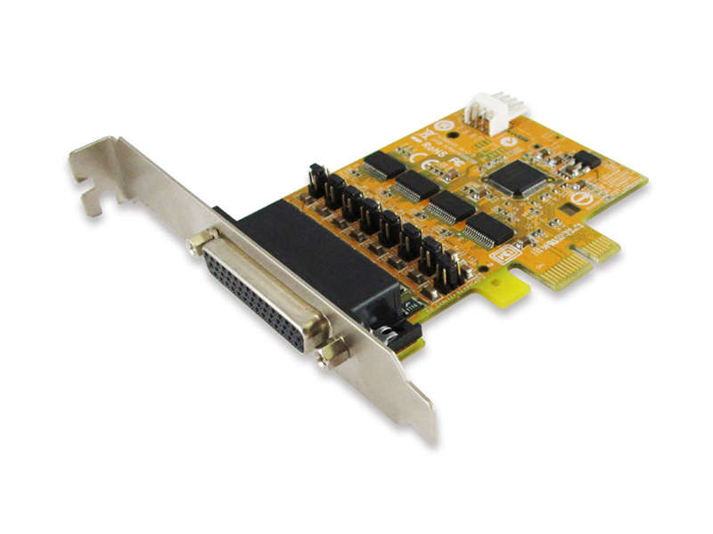 Sunix 4-port RS-232 High Speed PCI Express Board with Power Output