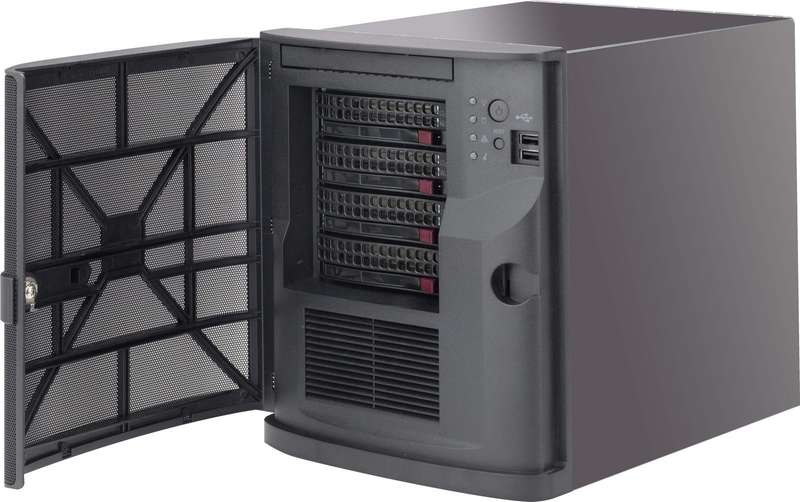SuperMicro 721TQ-250B Mini-ITX pedestal chassis