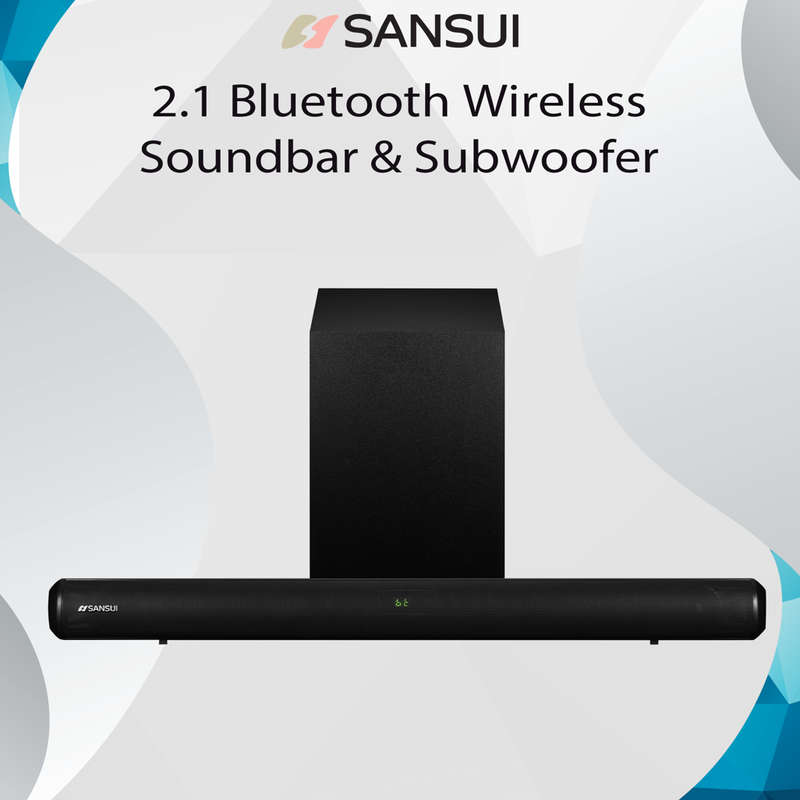 Sansui SN70 2.1 Channel 70W Soundbar - Powerful Sound for Home Entertainment