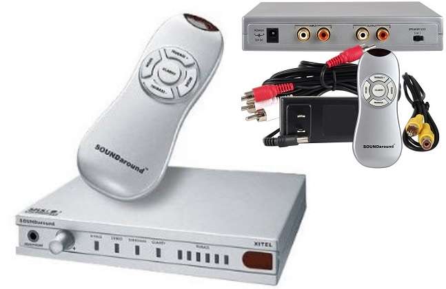 Xitel SoundAround Home Theatre Processor Unit- SRS TruSurround XT Processing