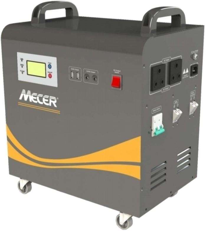 Mecer 2kW 12V pure sinewave Inverter with 2x 100Ah battery
