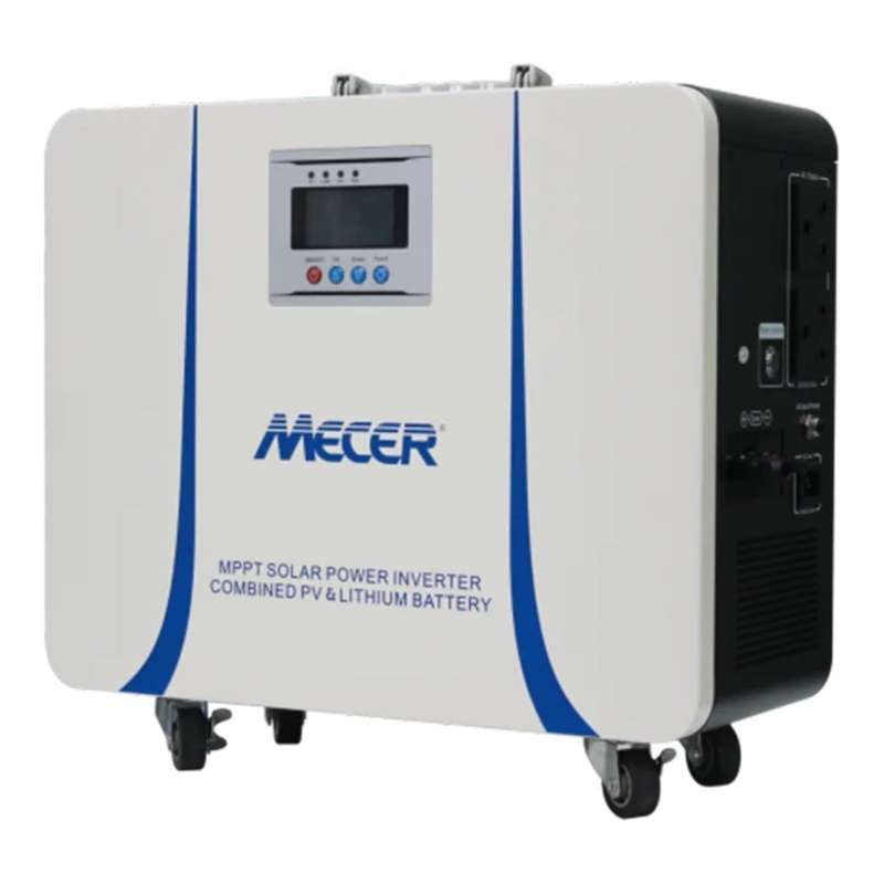 Mecer 1.5kW Portable Lithium 26v 100Ah Pure Sine Wave Inverter with 840W MPPT