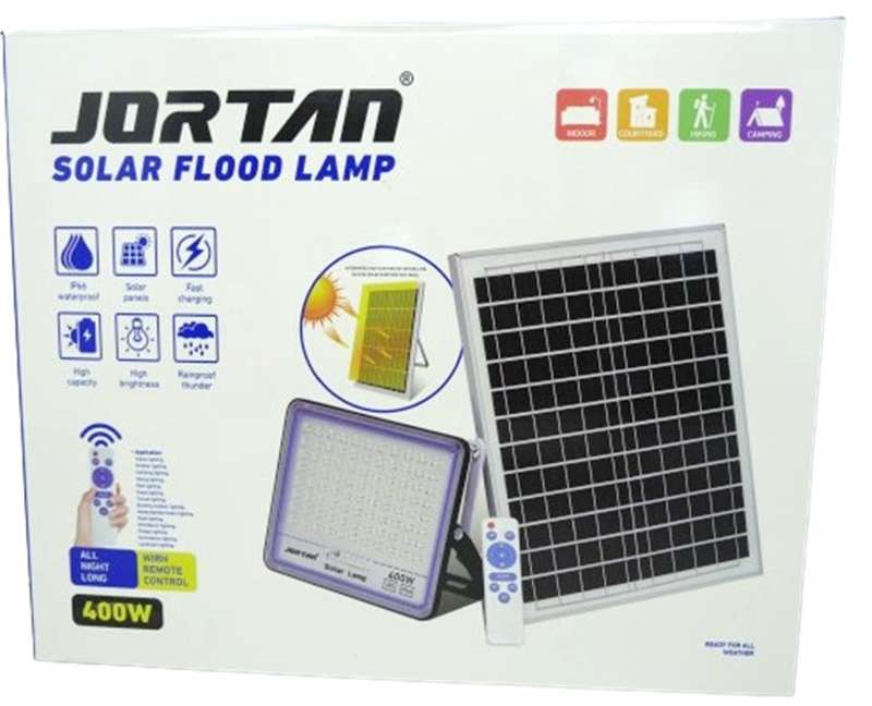 Solarix Jortam 400w Solar Flood Lamp With Solar Panel - SOL-JTBS400WTYTZ