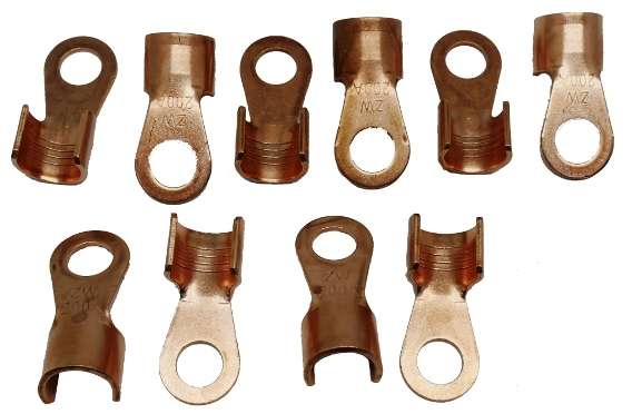 Solarix Non Insulated Copper Cable Battery Lug 35 x 10mm