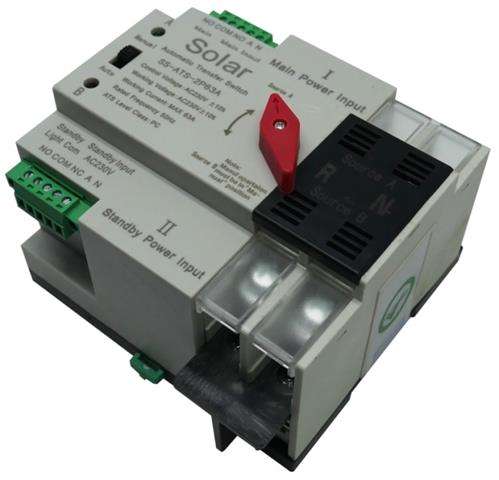 Solarix Dual Power ATS 63A 2 Pole Automatic Change Over
