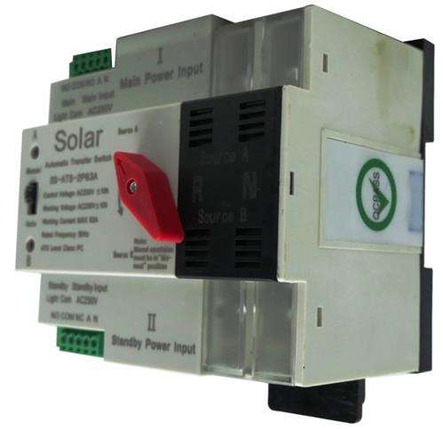 Solarix Dual Power ATS 63A 2 Pole Automatic Change Over