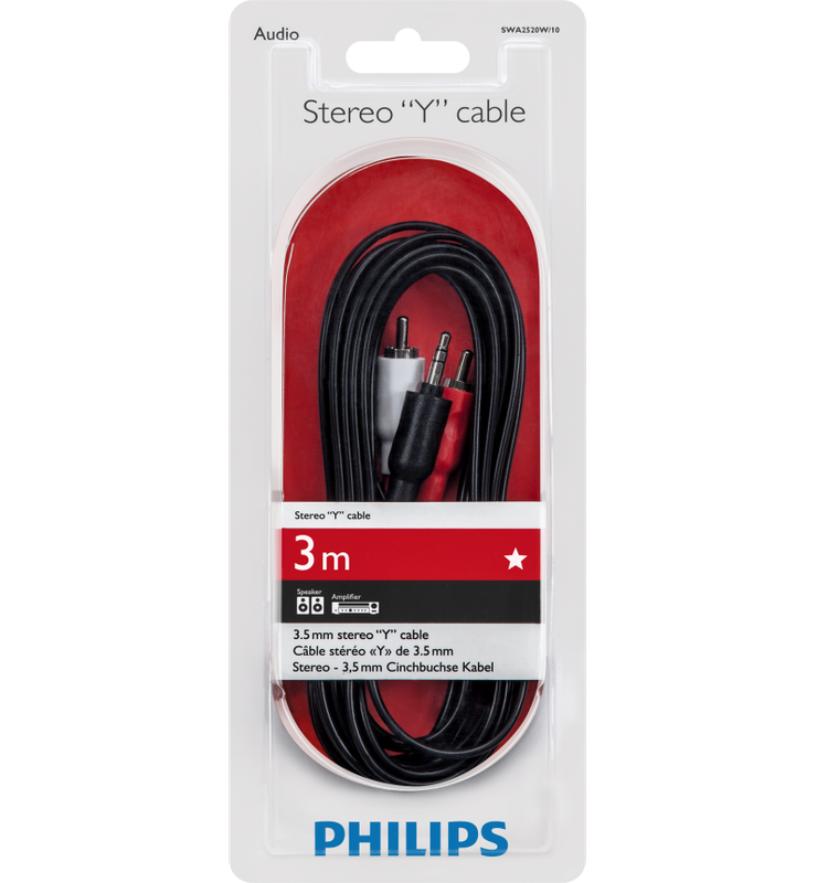 Philips Stereo to RCA 3m