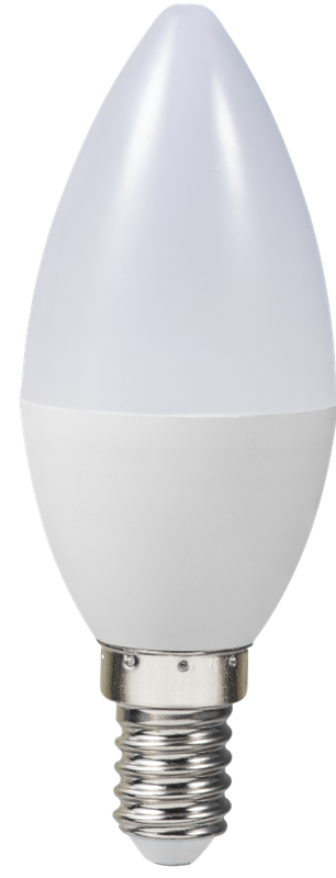 SWITCHED 5W Candle LED Light Bulb E14 - Warm White