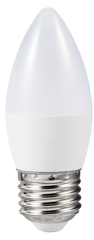 SWITCHED 5W Candle LED Light Bulb E27 - Cool White