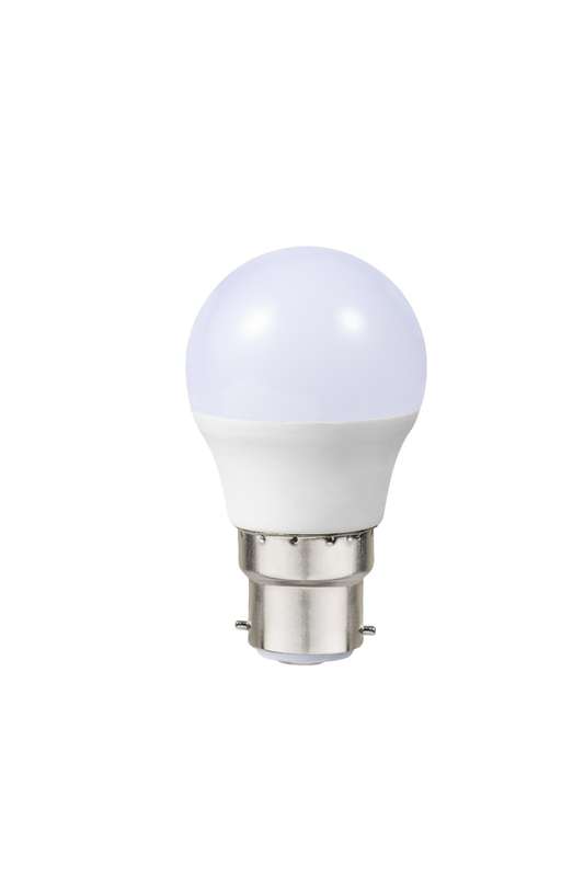 SWITCHED 5W Golfball LED Light Bulb B22 - Cool White