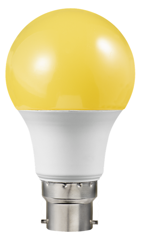 SWITCHED 7W A60 LED Insect Lamp B22