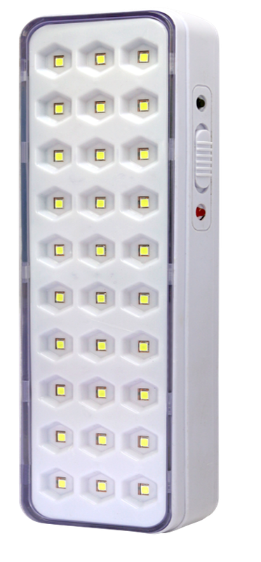 SWITCHED 30 LED Emergency Light AC 150 Lumen -White