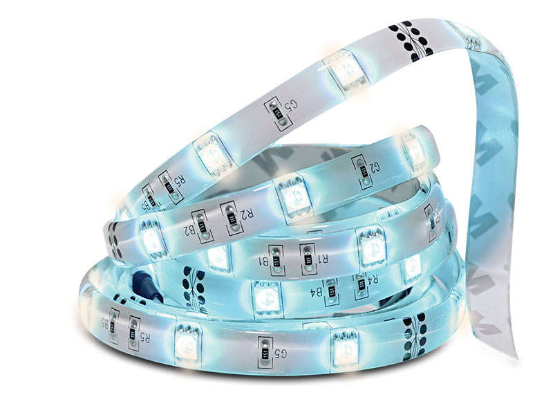 Switched 3M RGB LED Strip Light Kit