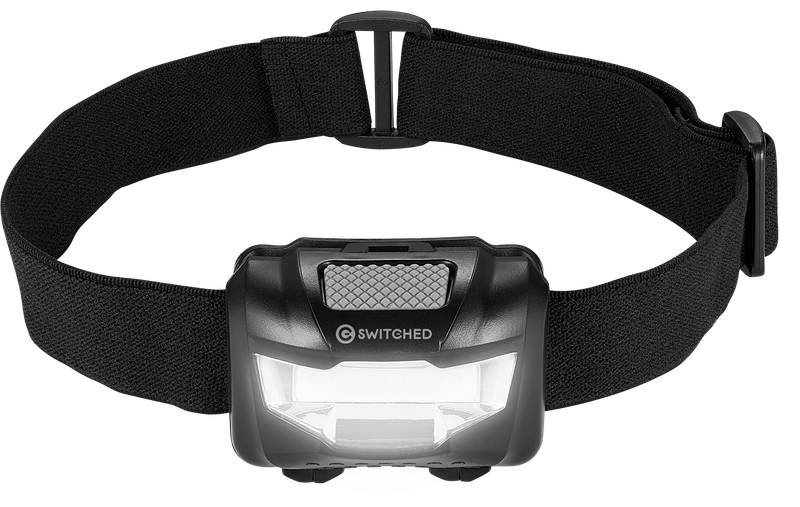 SWITCHED 80 Lumen LED Headlamp Black