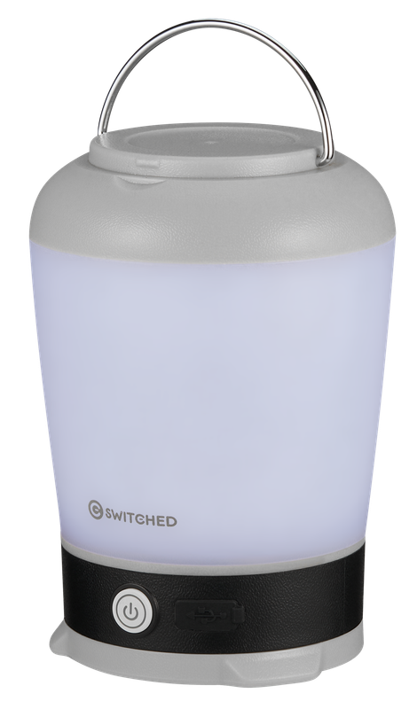 SWITCHED Stella Rechargeable Lantern - Grey