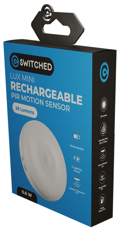 SWITCHED Lux Mini Rechargeable Motion Sensor Night Light
