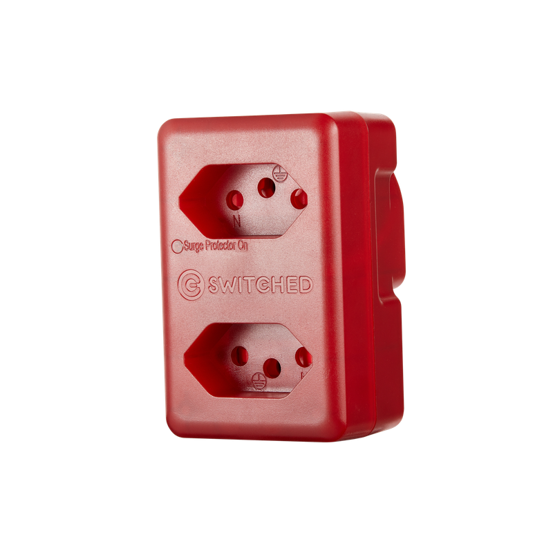 SWITCHED High Surge 2 Way Network Router Safe Adaptor