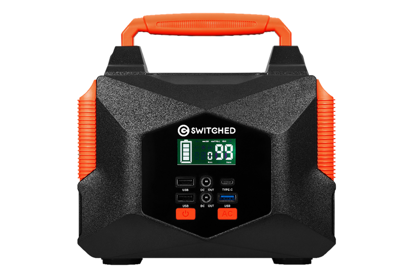 Switched 200W Portable Power Station (166.5Wh)