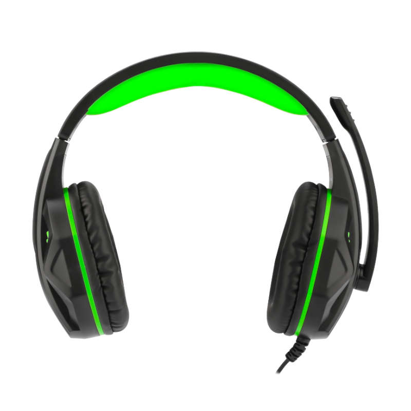 T-Dagger Cook 3.5mm Gaming Headset - Black/Green - T-RGH100-1
