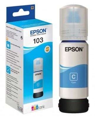 Epson 103 Ecotank Cyan ink bottle 65ml