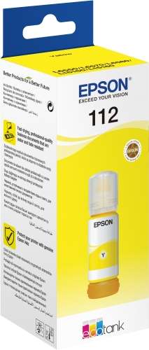 Epson T06C44A 112 EcoTank Yellow Ink Bottle