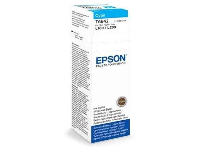 Epson T6642 Cyan 70ml Ink Bottle (C13T66424A)