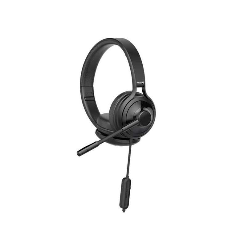 Philips USB On-Ear Headphones + Mic