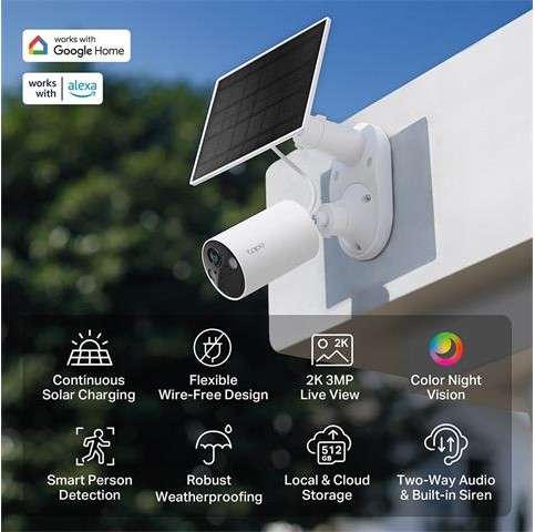 TP-LINK Tapo Solar-Powered Security Camera Kit