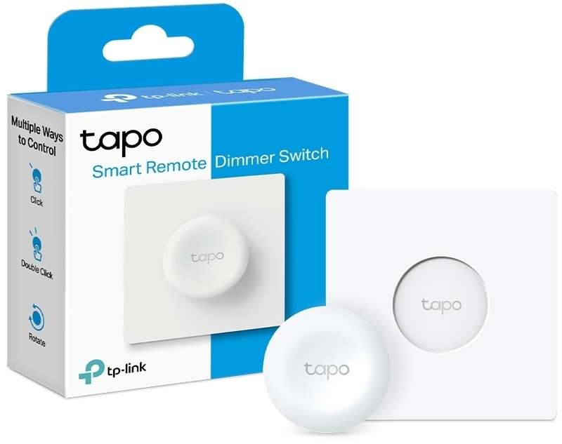 TP-Link Tapo S200D Smart 868 MHz Remote Dimmer Switch CR2032 battery