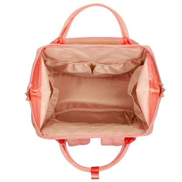 Totes Babe Alma 18L Diaper Backpack Peach