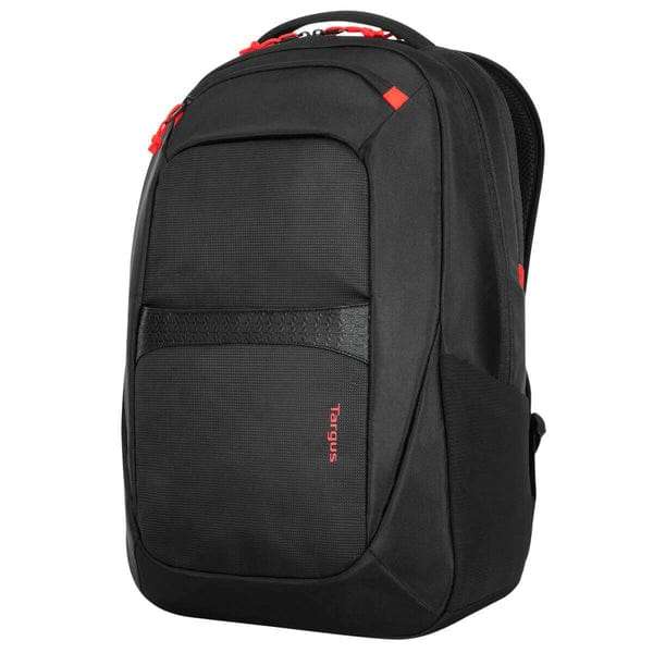 Targus Strike 2 17.3 inch Gaming Laptop Backpack - Black / Red (Integrated reflective rain cover ...