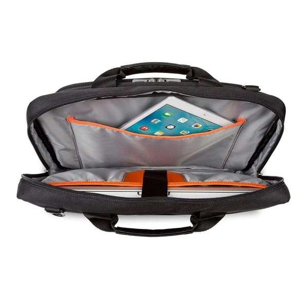 Targus CitySmart Notebook Case 15.6-inch Briefcase Black and Grey