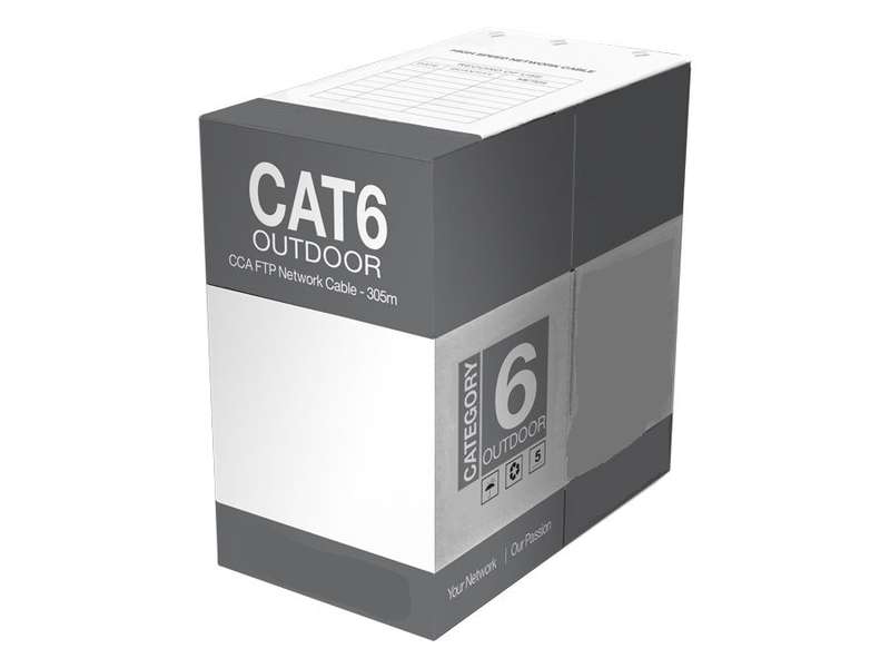 305m Box CAT6 Outdoor FTP CCA Cable