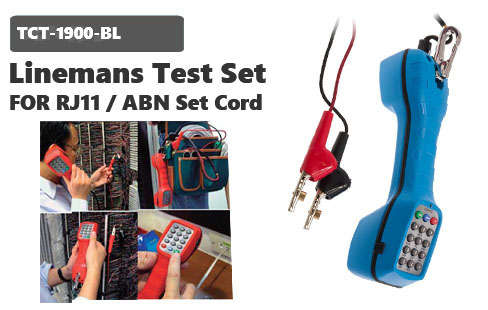 Goldtool Linemans Test Set For RJ11 and ABN Cord set