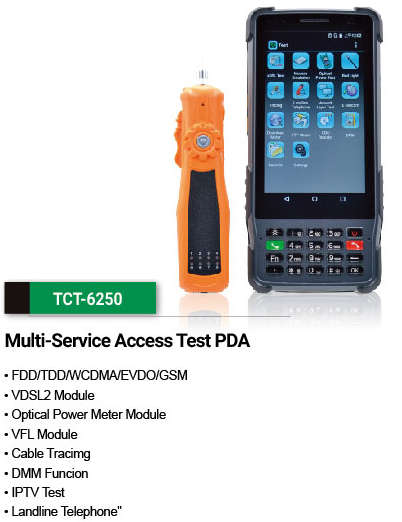 Goldtool Multi-Service Access Test PDA