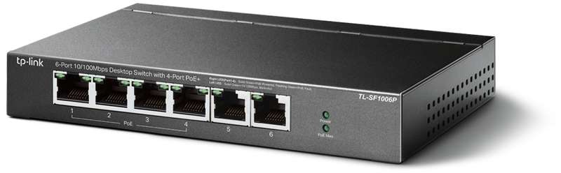 TP-Link 5 Port 10/100 Mbps Desktop Switch with 4 Port PoE