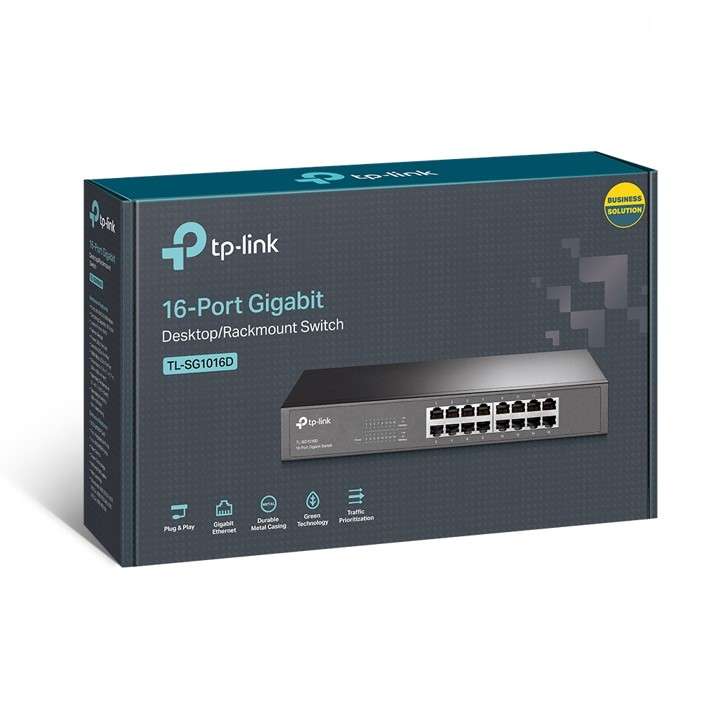TP-Link TL-SG1016D 16-Port Gigabit Switch