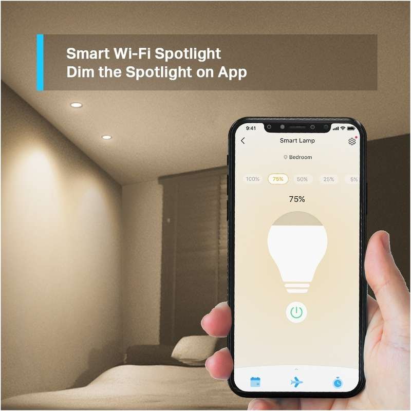 TP-Link Tapo 2.9 Smart Wi-Fi Bulb 2.9W Warm White Dimmable GU10