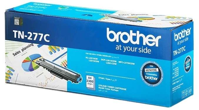 Brother TN-277C Cyan Laser Toner Cartridge