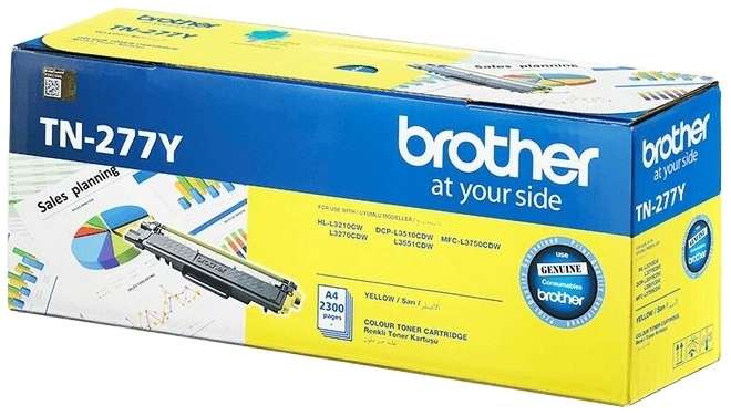 Brother TN-277Y Yellow Laser Toner Cartridge