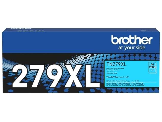 Brother TN-279XLC High Yield Cyan Laser Toner Cartridge