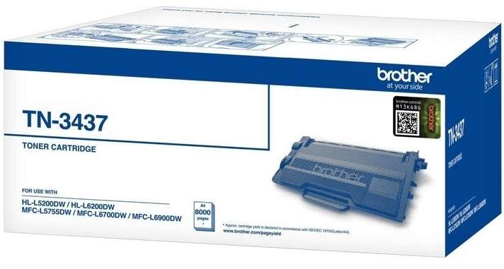 Brother TN3437 Black Laser Toner Cartridge