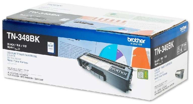 Brother TN-348BK High Yield Black Laser Toner Cartridge