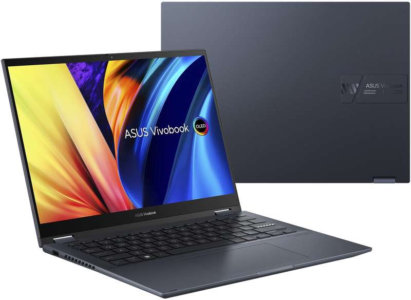Asus Vivobook S 14 inch Flip OLED TN3402YA Notebook Tablet Ryzen 5 7430U 4.3GHz 16GB