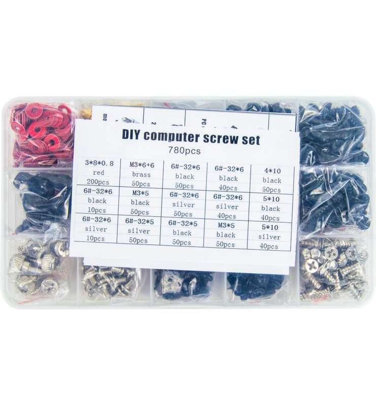780 Pcs Screw Set