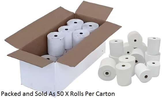Postron Thermal 80mm X 80mm Paper Roll Colour White