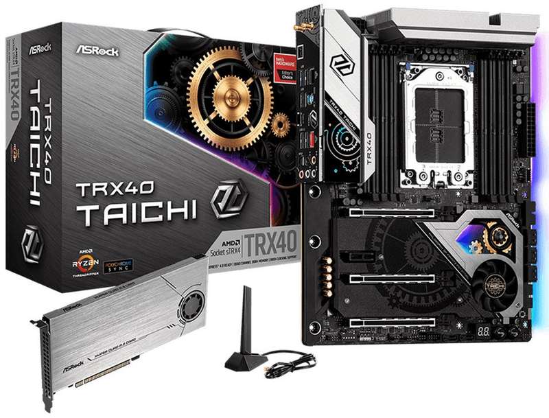ASRock AMD Ryzen Threadripper TRX40 Chipset Socket sTRX4 Motherboard
