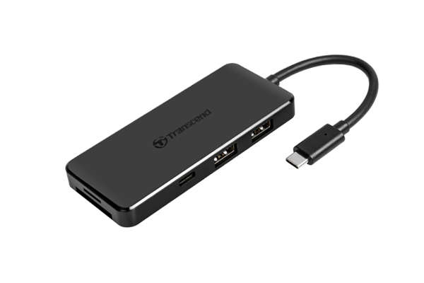 TRANSCEND TS-HUB5C USB Type C Hub 3 x USB 3.1 Gen 2 Type A port 1 x USB Type C PD port and SD and...